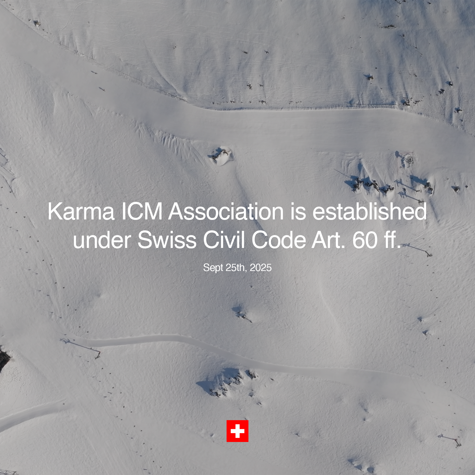 Karma ICM Association established under Swiss Civil Code Art. 60 ff.